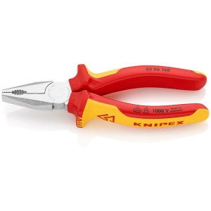 Knipex 03 06 160 Combination Pliers chrome-plated 160mm